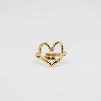 Anillo Corazón Ajustable - 2x1